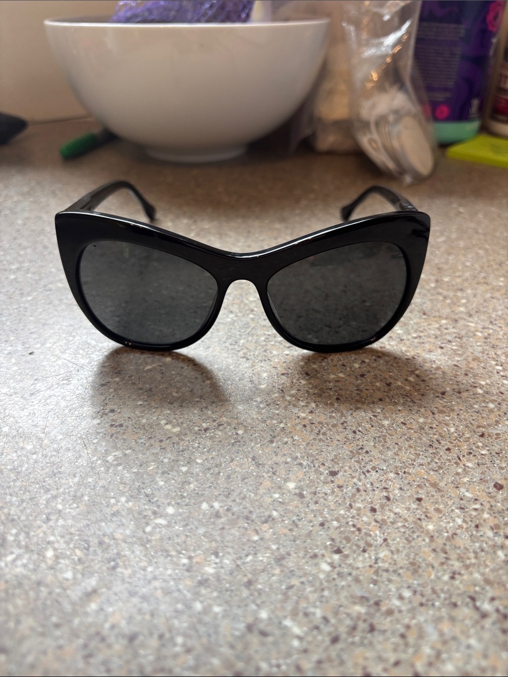 Elizabeth & James “Lafayette” lBlack Cat-Eye Women's Sunglasses